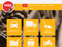 Tablet Screenshot of ngksparkplugs.co.za